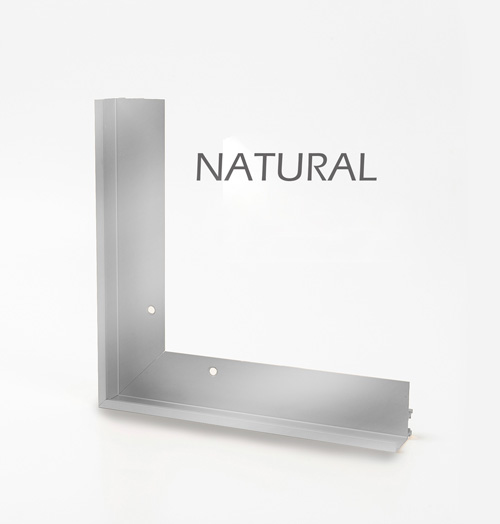 marco acabado anodizado natural