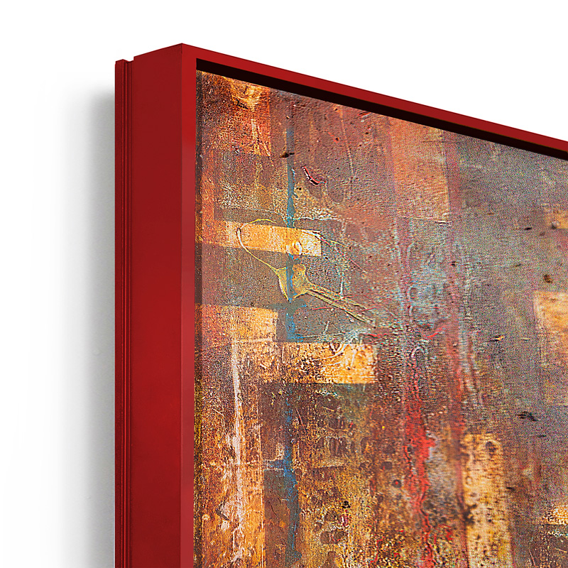 Marco flotante Floating 06 color rojo