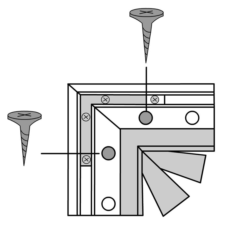 Instructivo de armado marco Floating 06, paso 12