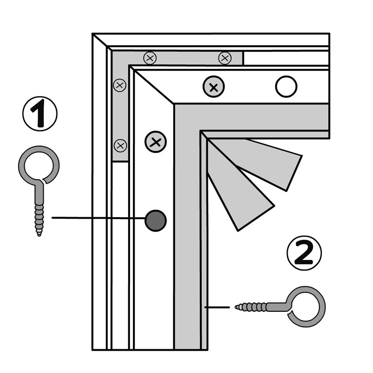 Instructivo de armado marco Floating 06, paso 13